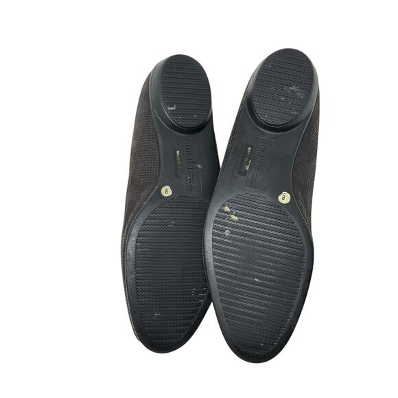 Amalfi brown waffled suede peep toes shoes size 8 - Picture 4 of 15